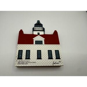 The Cats Meow Village Point Pinos Light 1994 West Coast Lighthouse Series Wood‎